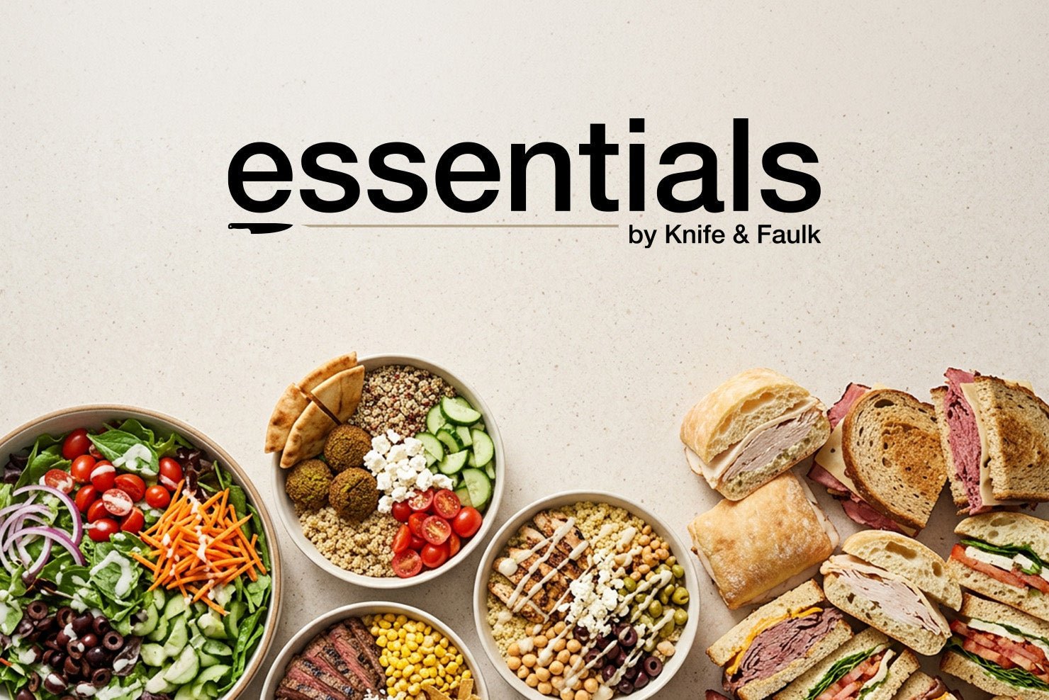 Good Food, Ready When You Are: Introducing Essentials by Knife & Faulk - KnifeFaulk-Essentials