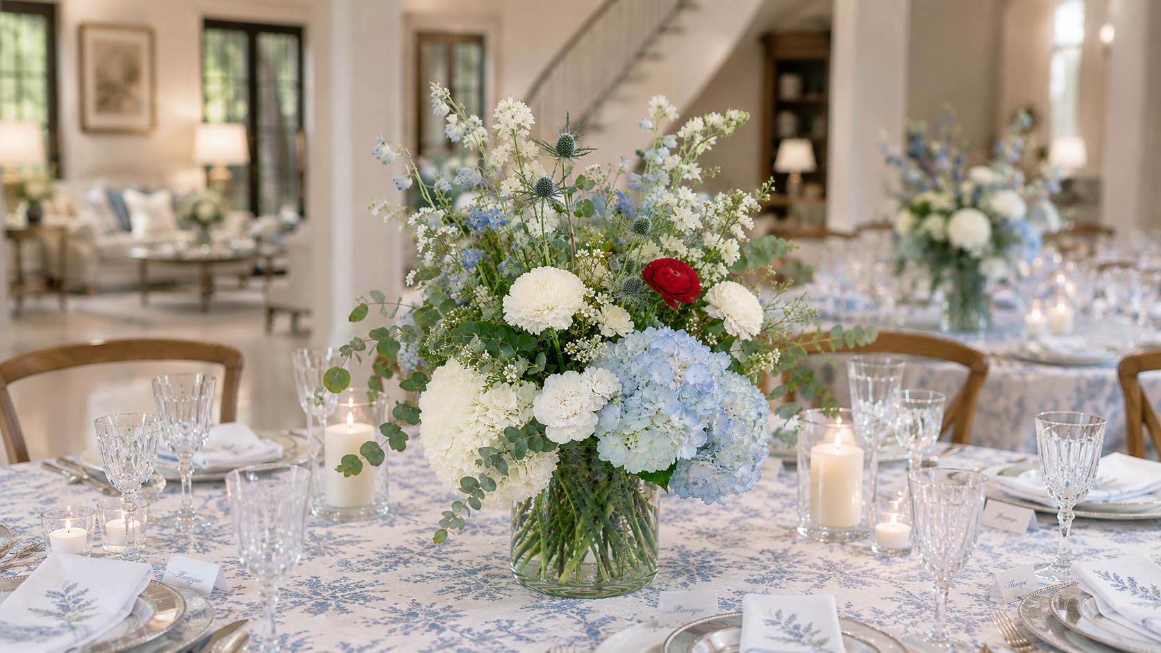 How Floral Design Changes the Feel of a Dinner Party - KnifeFaulk-Essentials