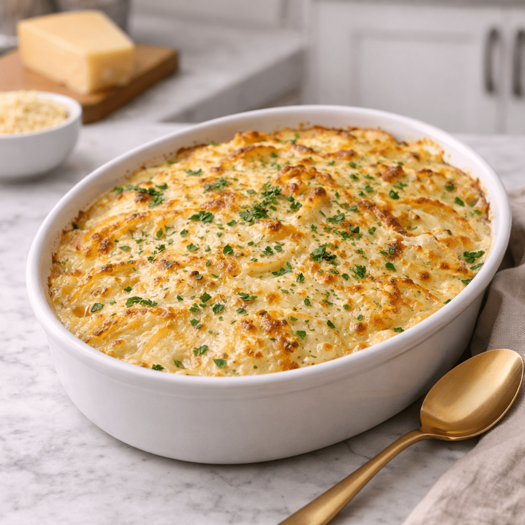 Gruyère Au Gratin Potatoes - KnifeFaulk - Essentials