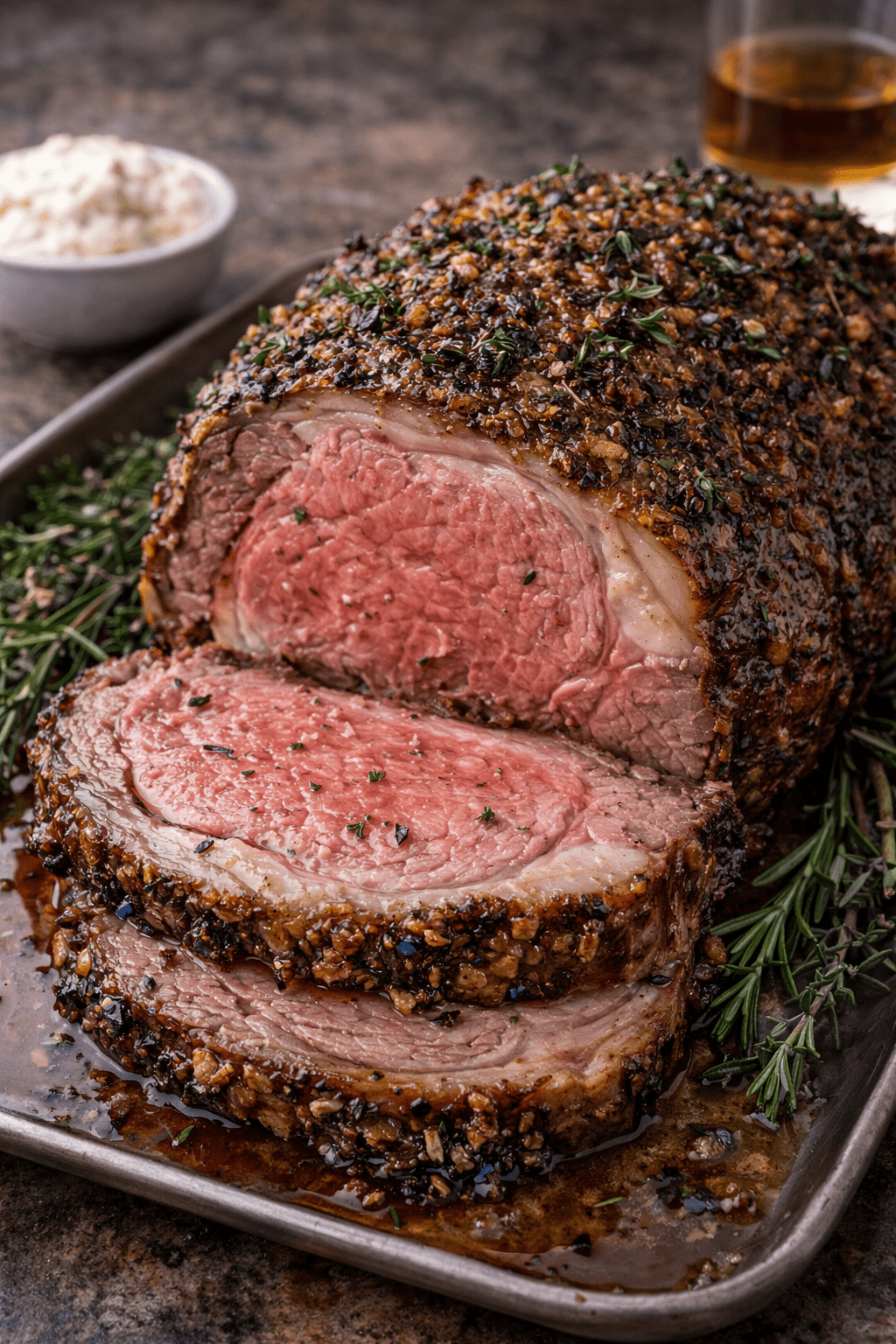 Herb & Garlic Crusted Prime Rib - KnifeFaulk - Essentials