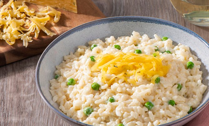 Spring Pea Risotto - KnifeFaulk - Essentials